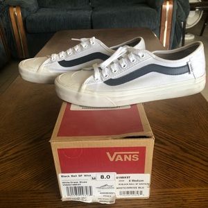 Vans black ball SF white
